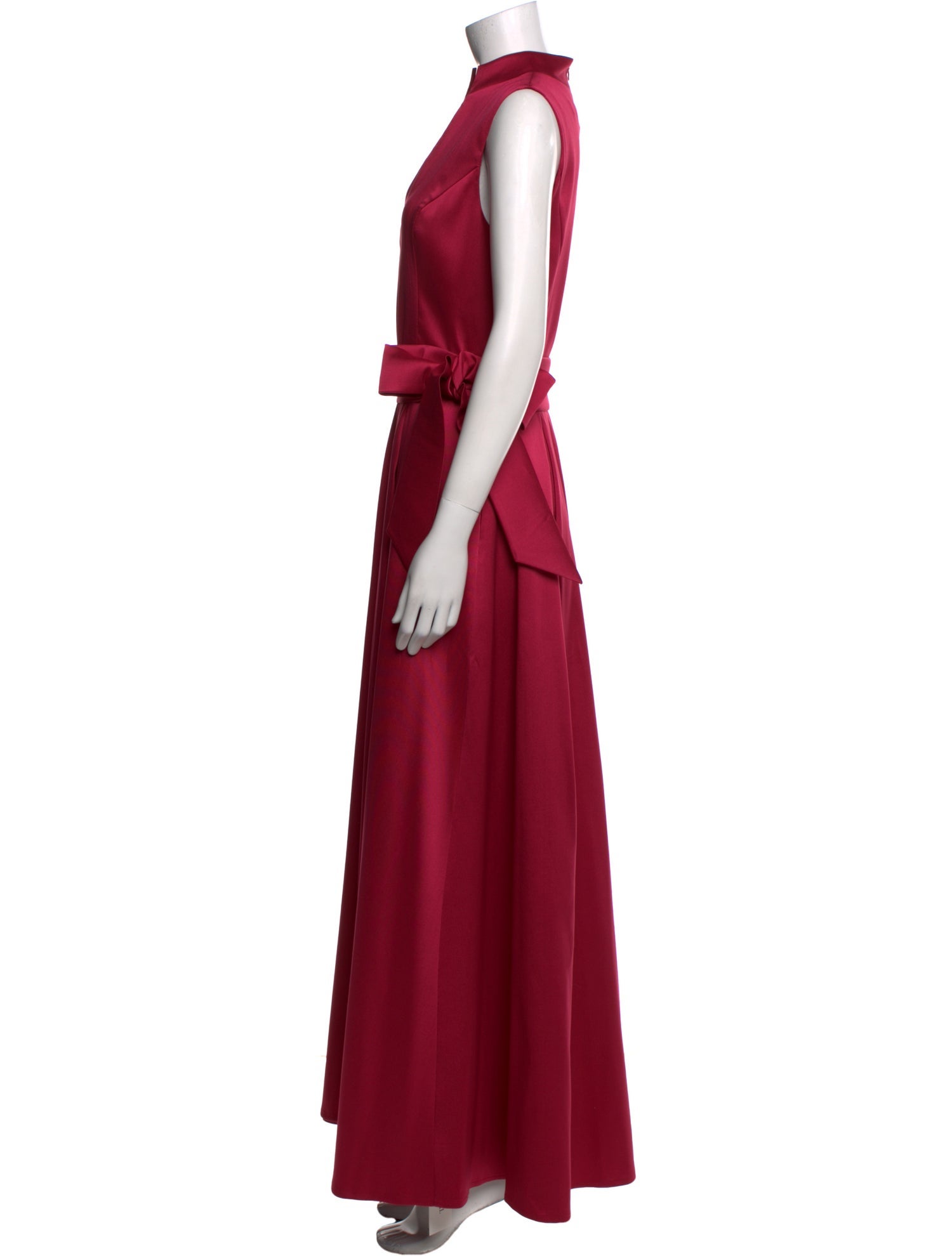 Aidan Mattox V-Neck Long Dress