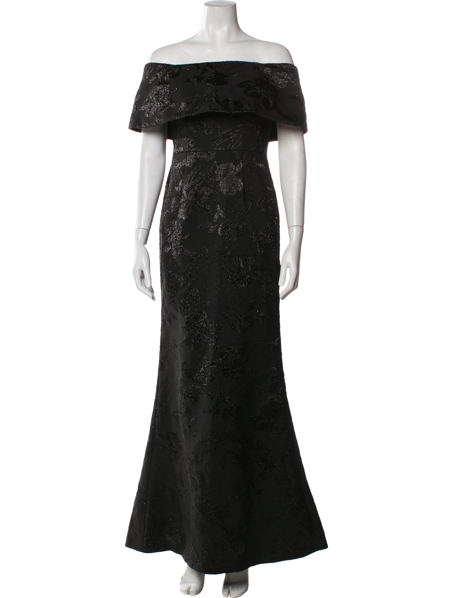 Aidan Mattox Patterned Long Dress w/ Tags