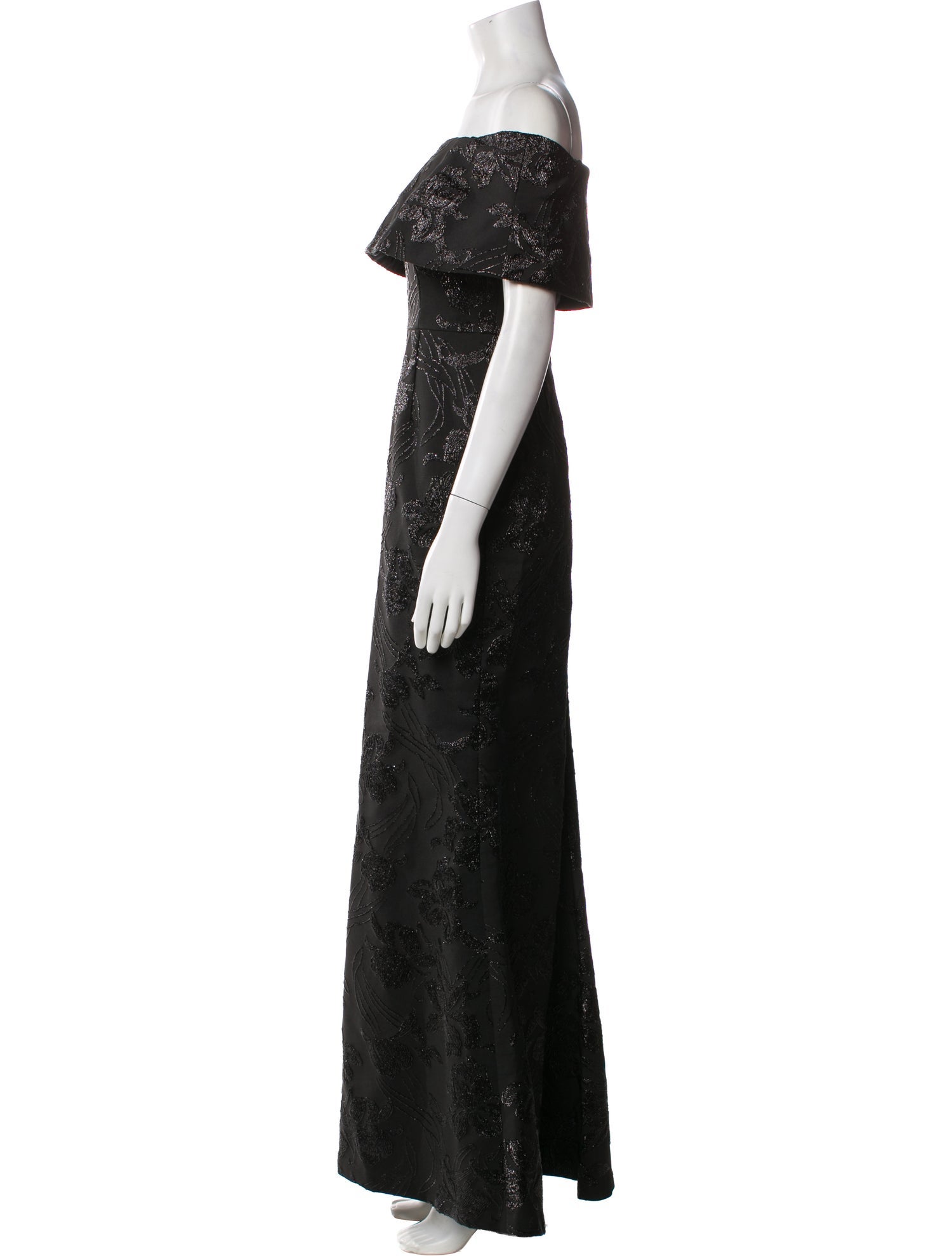 Aidan Mattox Patterned Long Dress w/ Tags