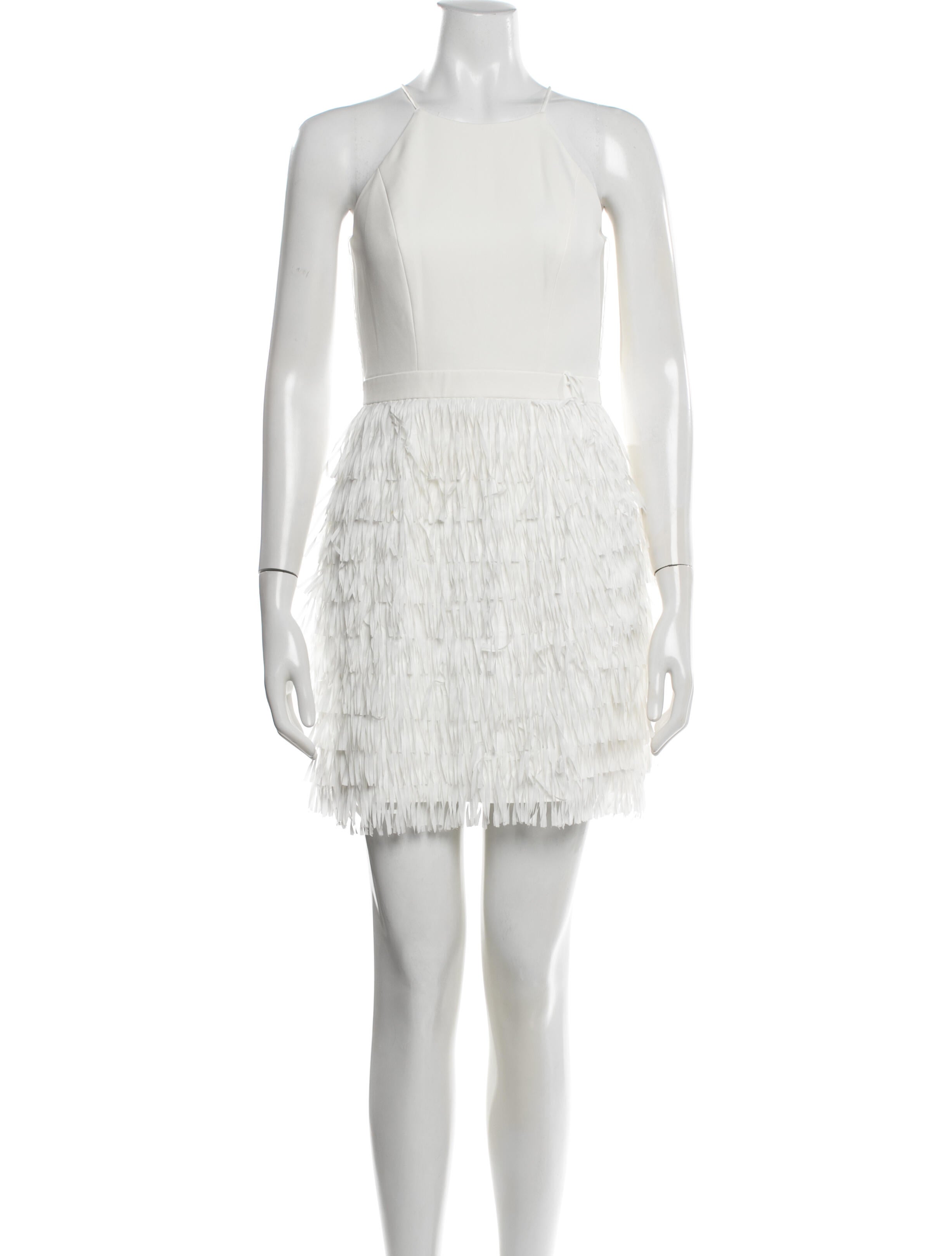 aidan mattox white lace dress Aidan by Aidan Mattox Womens Satin Lace Bodycon Dress White 2
