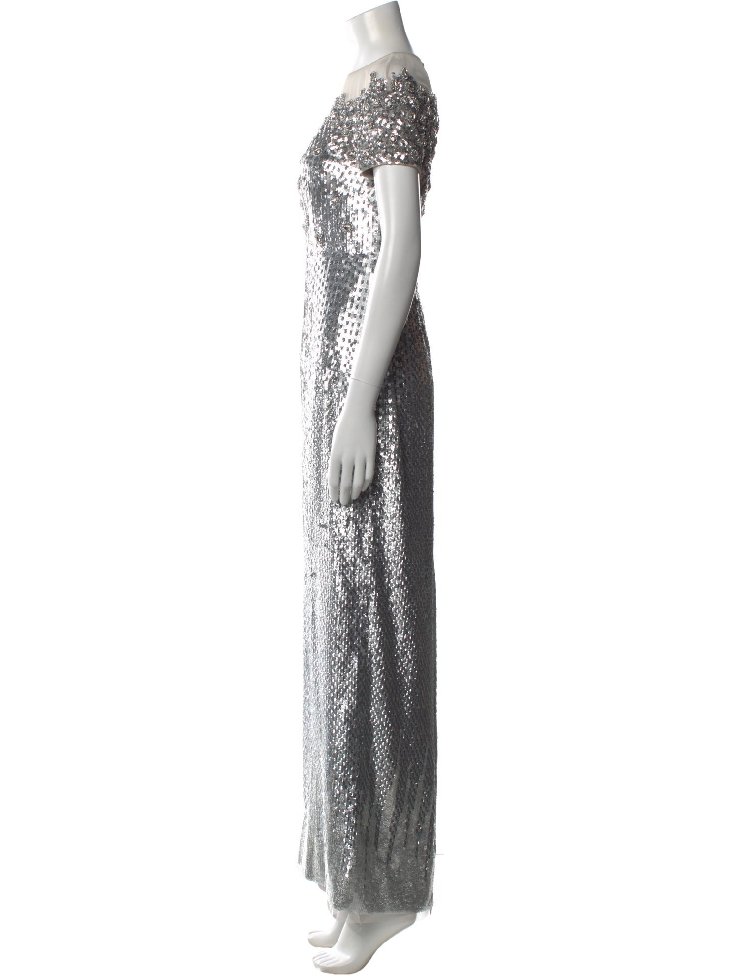 knee length dresses for ladies Navy Blue Sequin Long Sleeve Maxi Dress