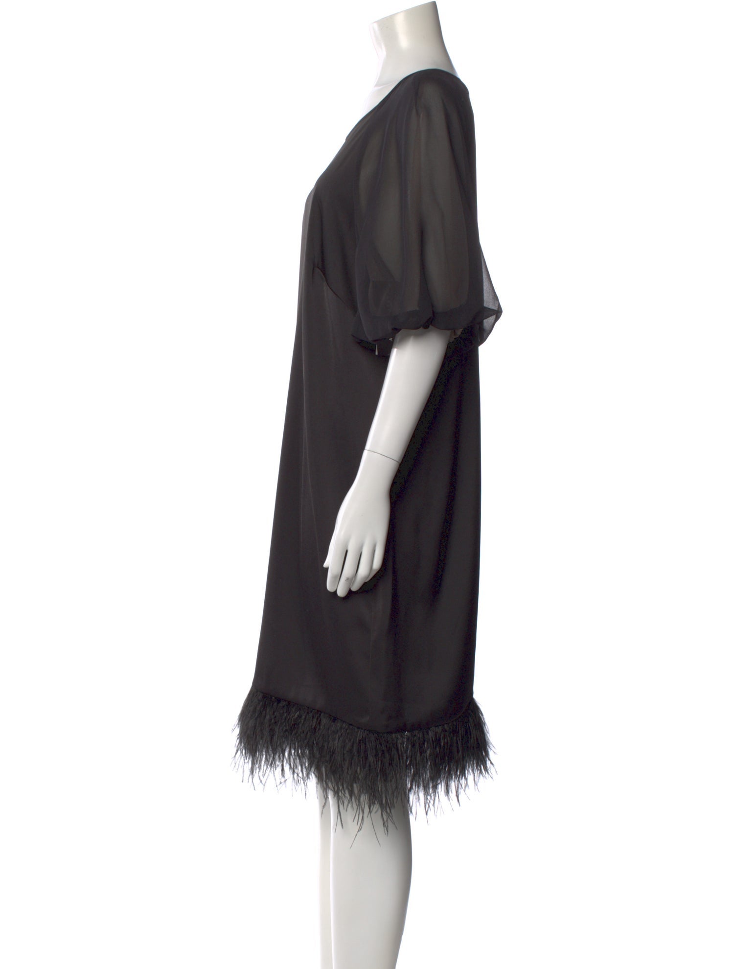 sachin and babi light blue dress Aidan mattox trapeze crepe cocktail dress with beaded shoulder detail +  FREE SHIPPING main image 0