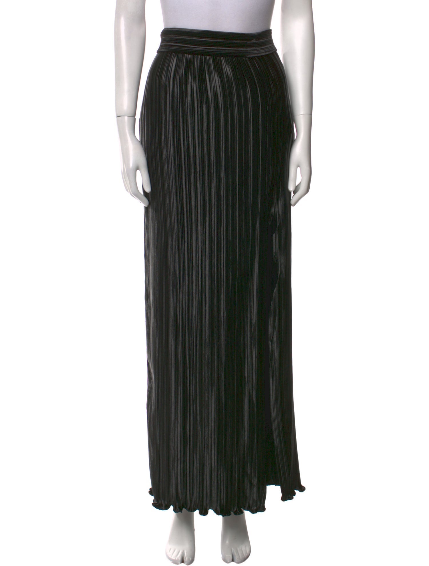 Aiifos Pleated Accents Long Skirt w/ Tags