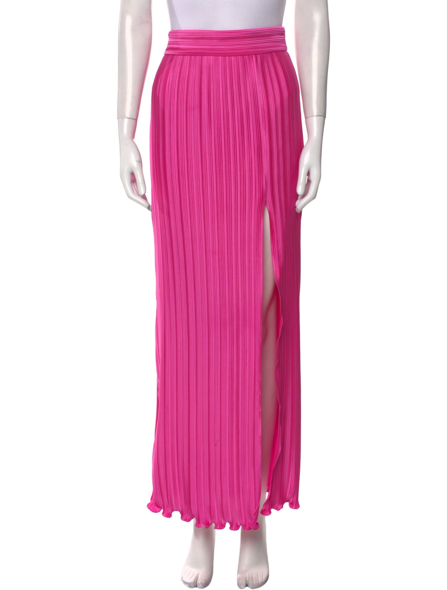 Aiifos Pleated Accents Midi Length Skirt