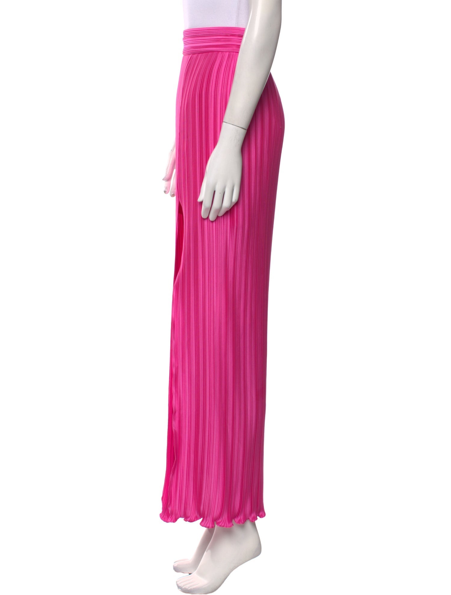 Aiifos Pleated Accents Midi Length Skirt