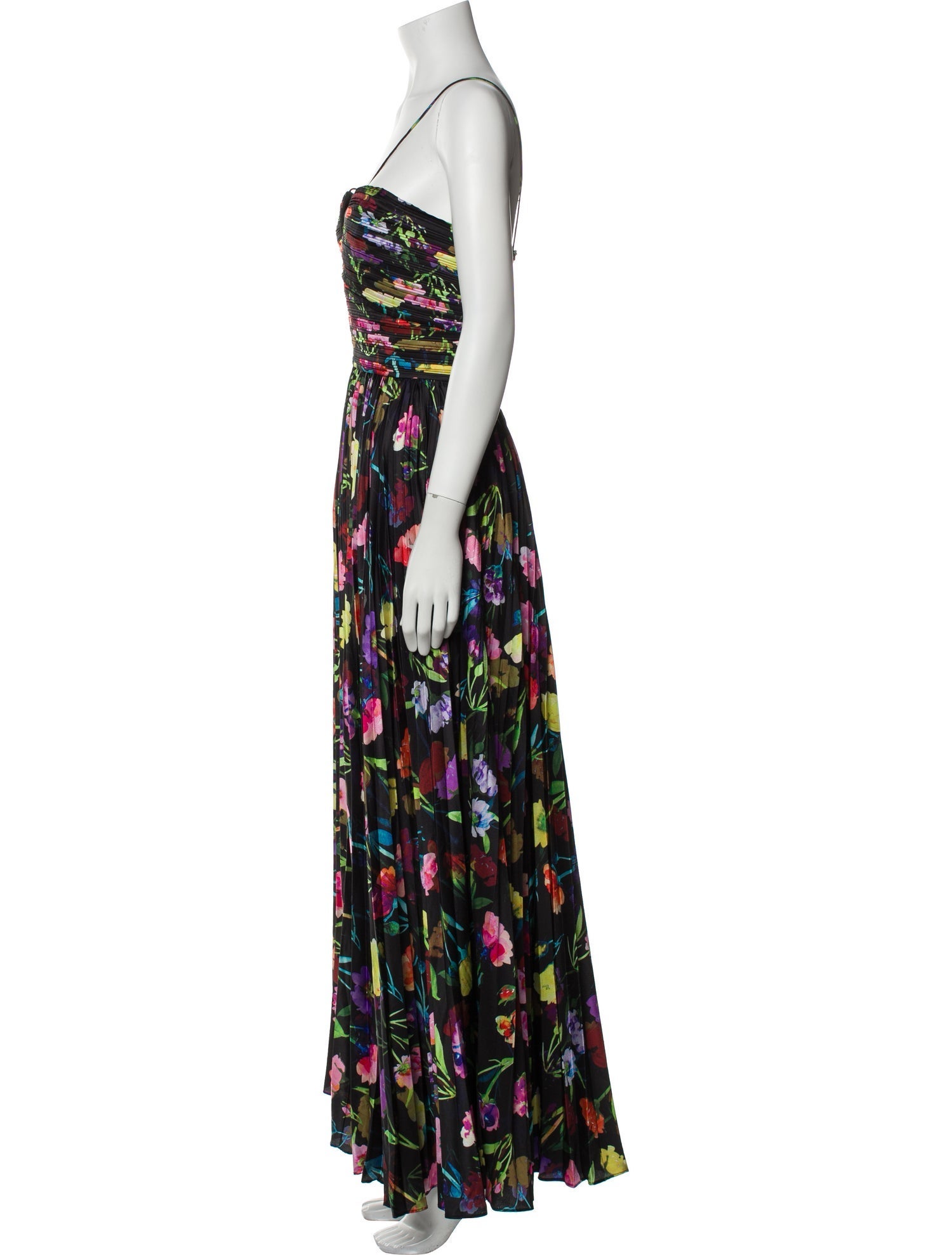 Aiifos Printed Midi Length Dress