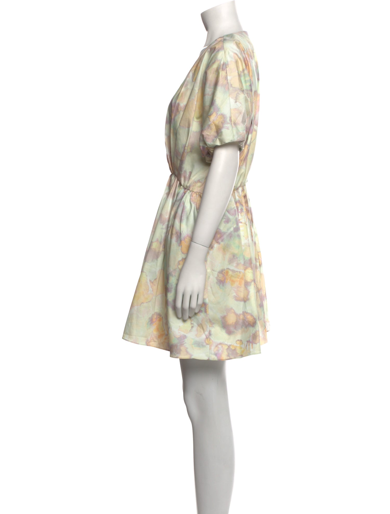 Aiifos Printed Mini Dress