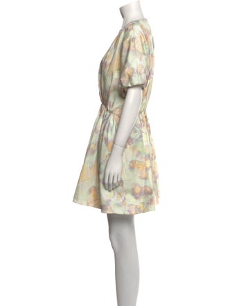 Aiifos Printed Mini Dress