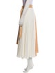 Aiifos Pleated Accents Midi Length Skirt
