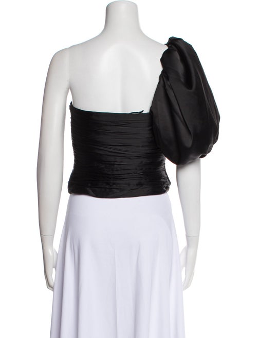 Aiifos One-Shoulder Short Sleeve Crop Top