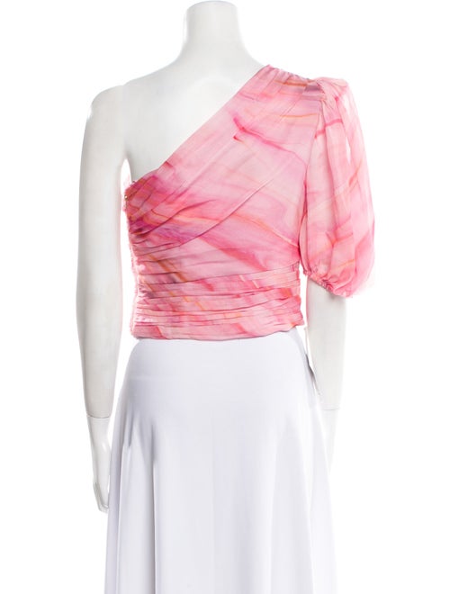 Aiifos Silk Floral Print Crop Top