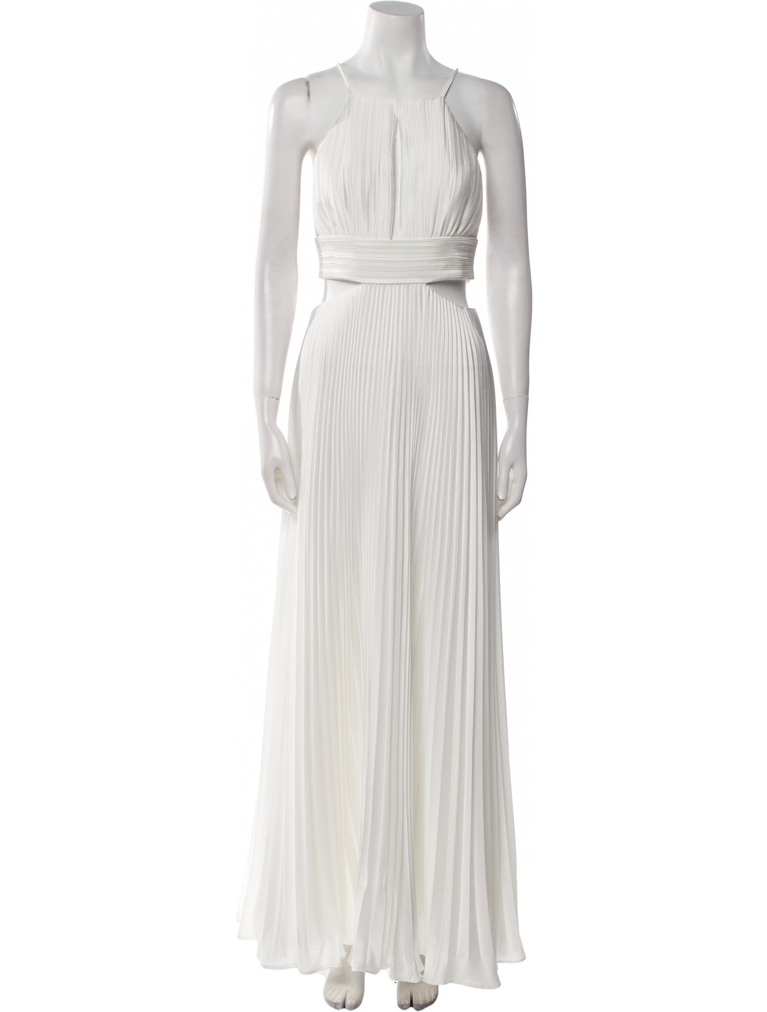 Aiifos Square Neckline Long Dress