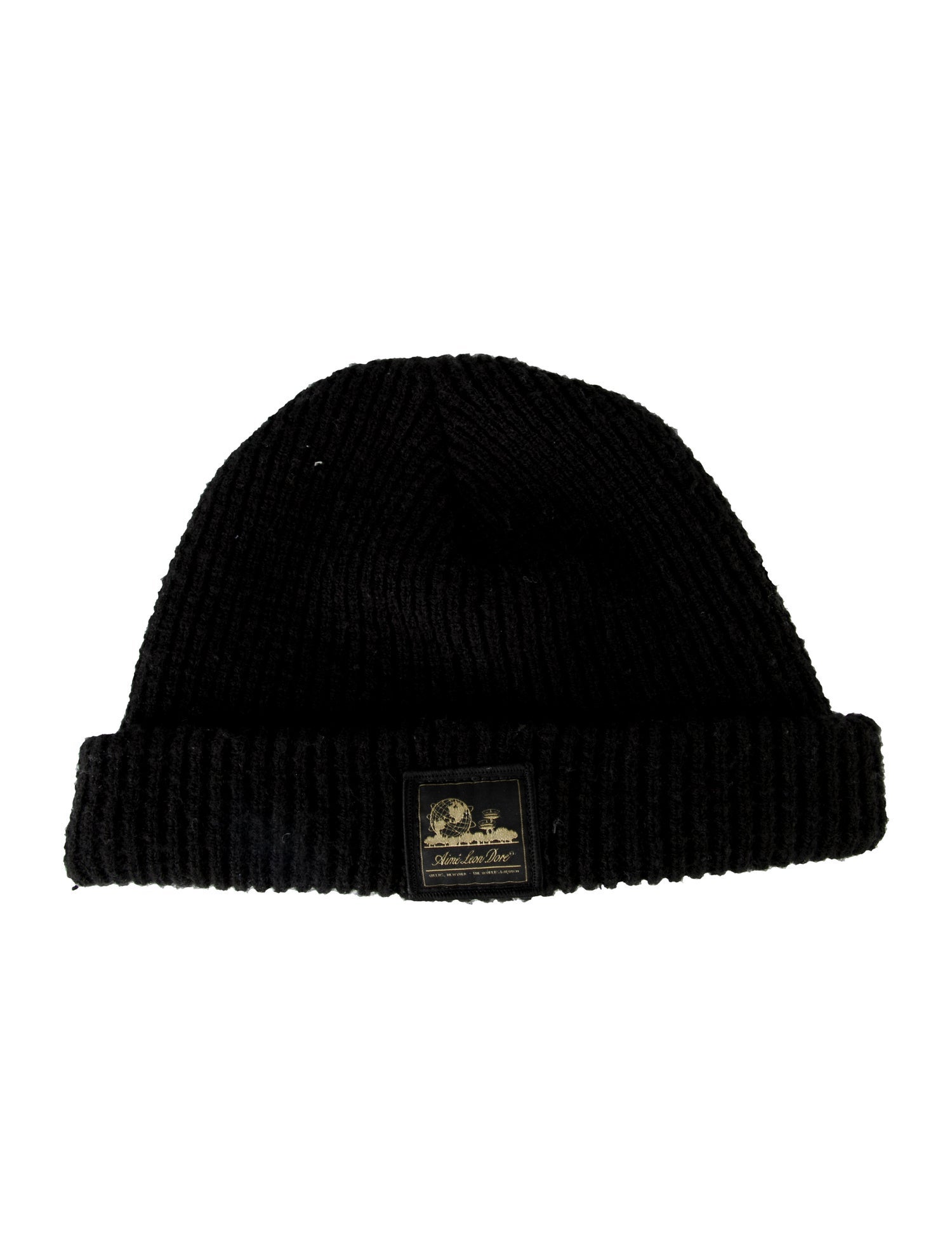 Aimé Leon Dore Logo Beanie - Black Hats, Accessories