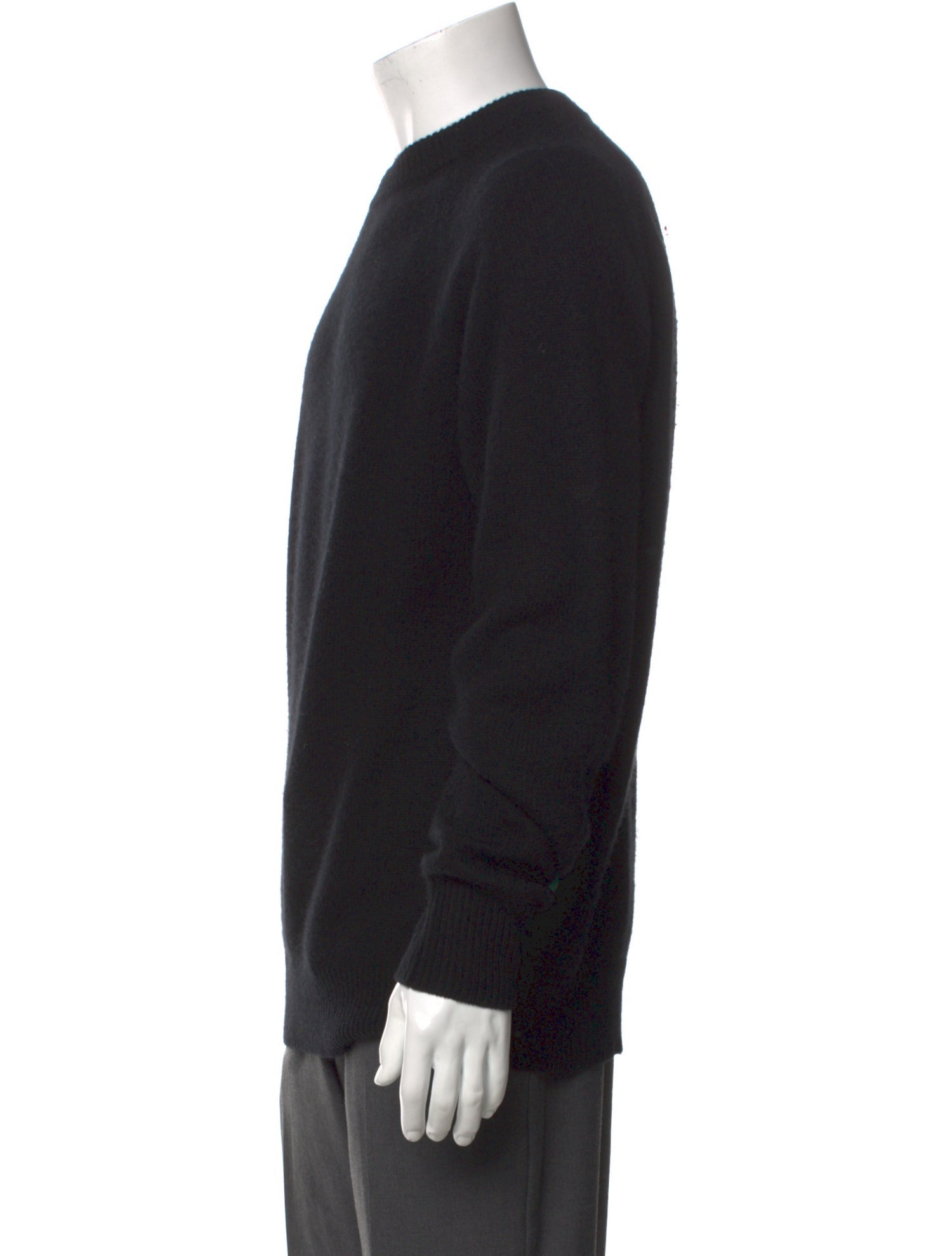 Aimé Leon Dore Cashmere Crew Neck Pullover - Black Sweaters