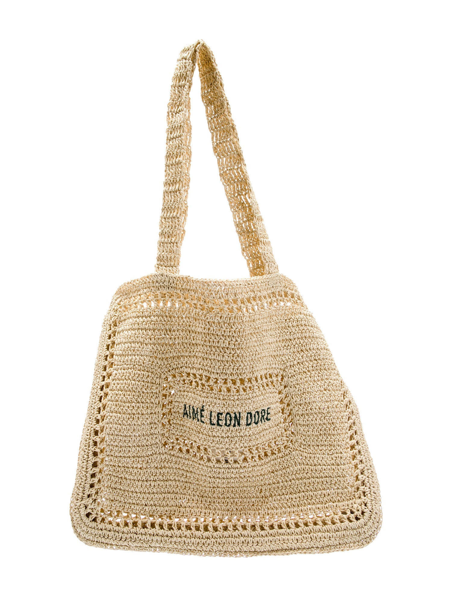 Aimé Leon Dore Raffia Evening Bag w/ Tags - Neutrals Totes