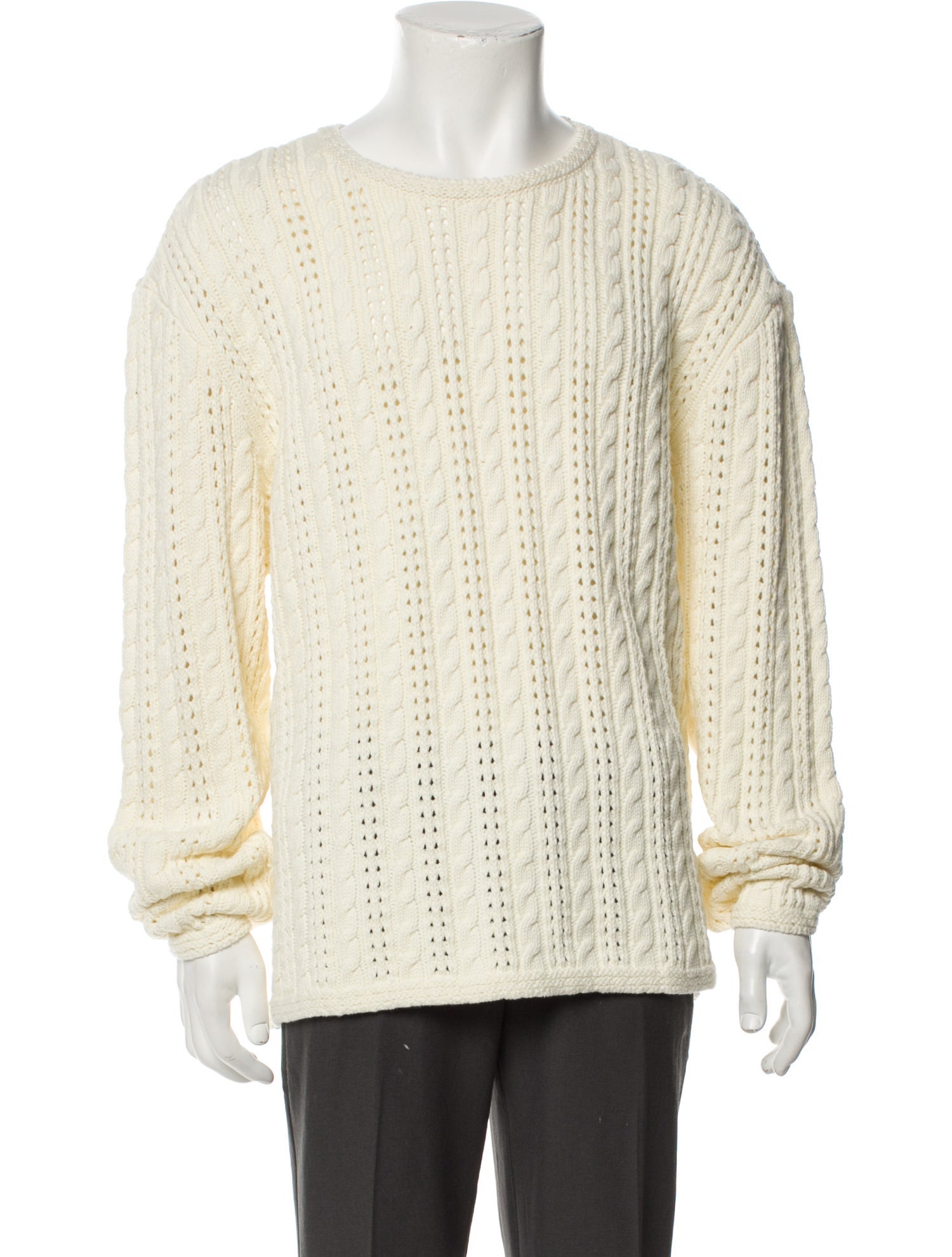 トップス Aime Leon Dore Pointelle Knit Merino Aimé Leon Dore 2024 Pointelle Cable Knit Pullover w/ Tags
