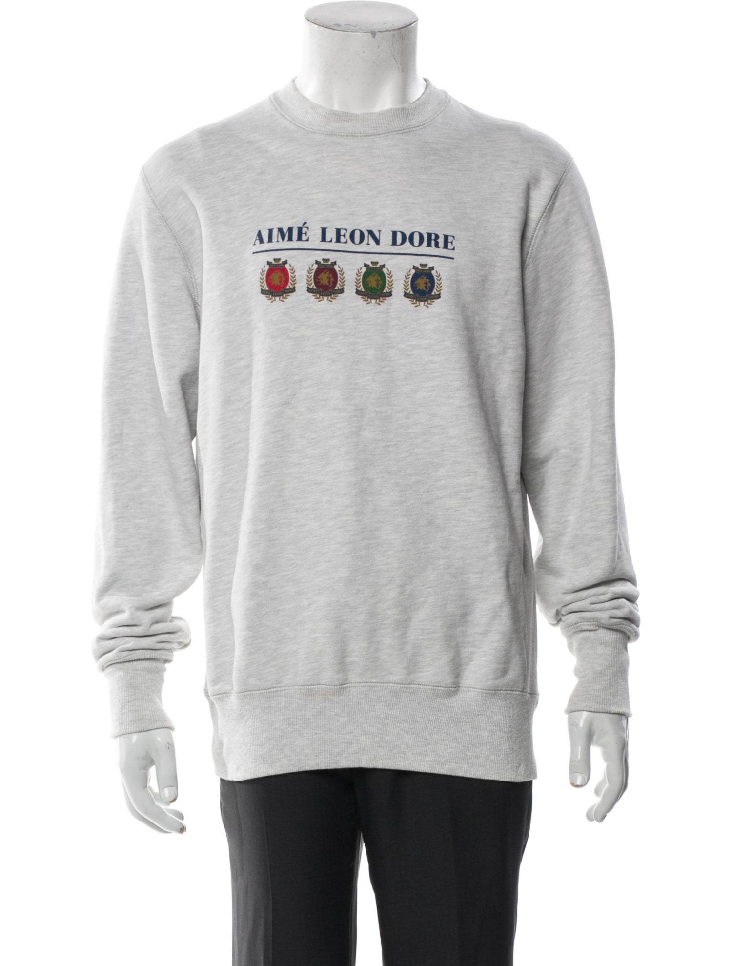 Aimé Leon Dore Graphic Print Crew Neck Pullover