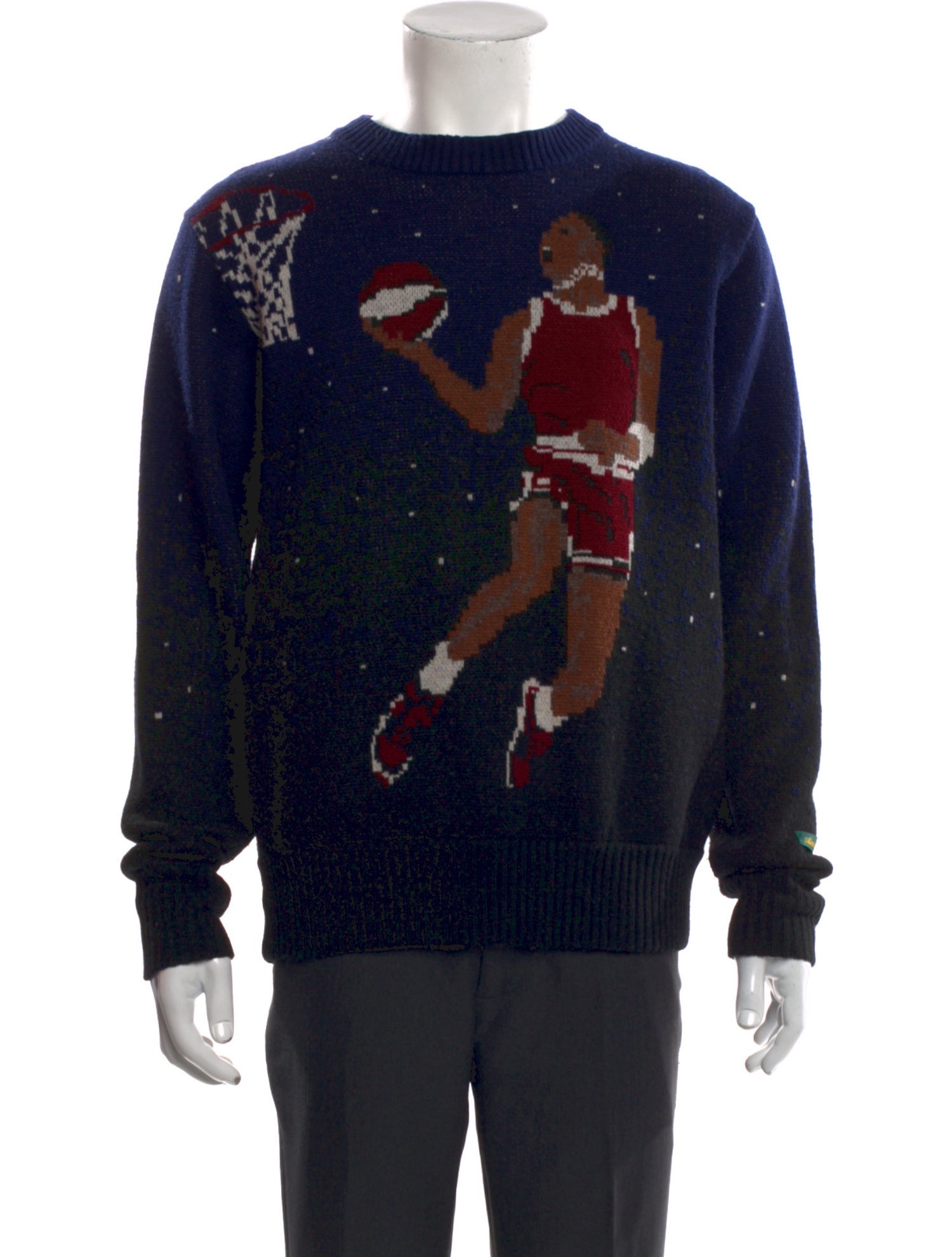 Aimé Leon Dore Wool Graphic Print Pullover