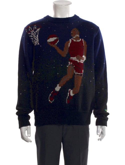 Aimé Leon Dore Wool Graphic Print Pullover