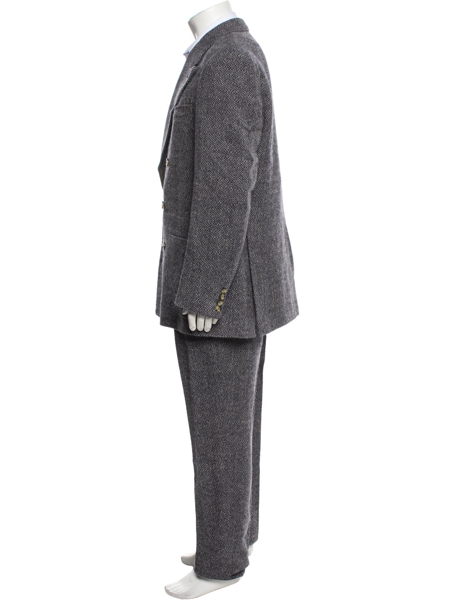 Aimé Leon Dore Wool Printed Two-Piece Suit