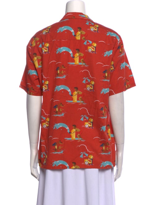 Aimé Leon Dore Printed Short Sleeve Button-Up Top