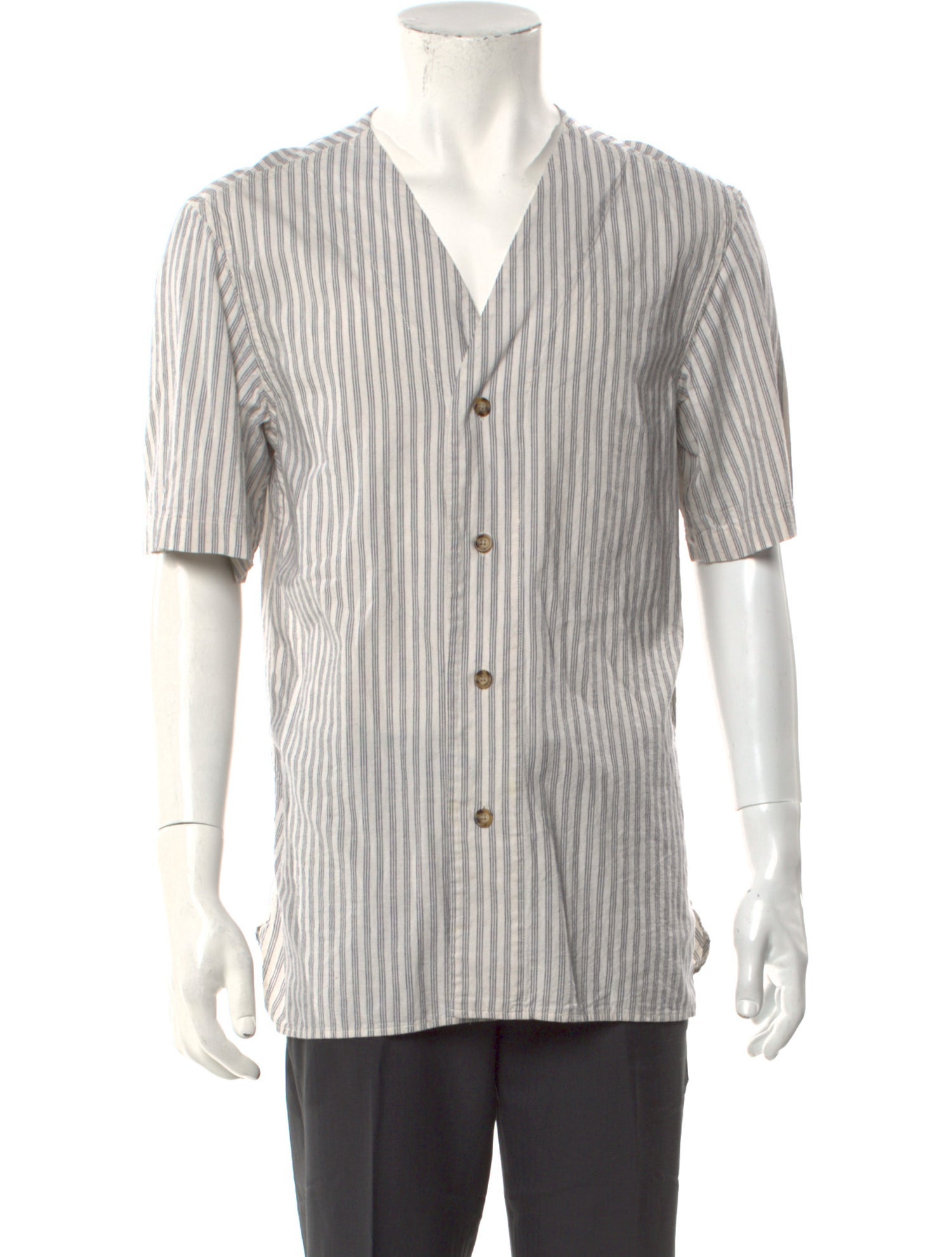 Aimé Leon Dore Striped Short Sleeve Shirt