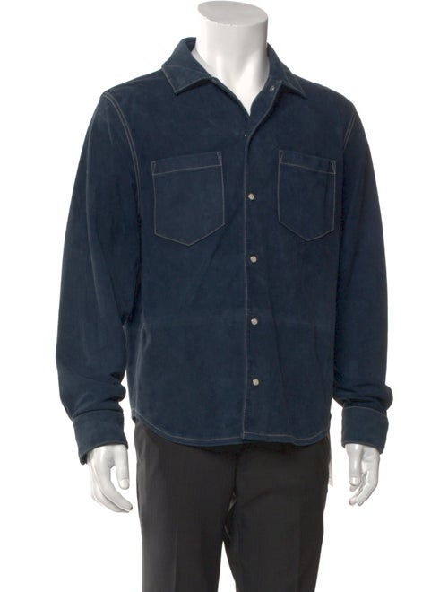 Aimé Leon Dore Suede Long Sleeve Denim Shirt