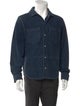 Aimé Leon Dore Suede Long Sleeve Denim Shirt