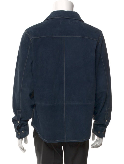 Aimé Leon Dore Suede Long Sleeve Denim Shirt