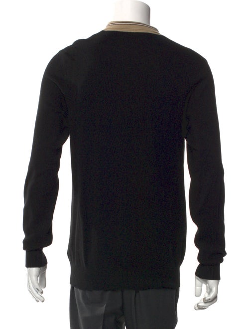 Aimé Leon Dore Graphic Print Mock Neck Polo Sweater