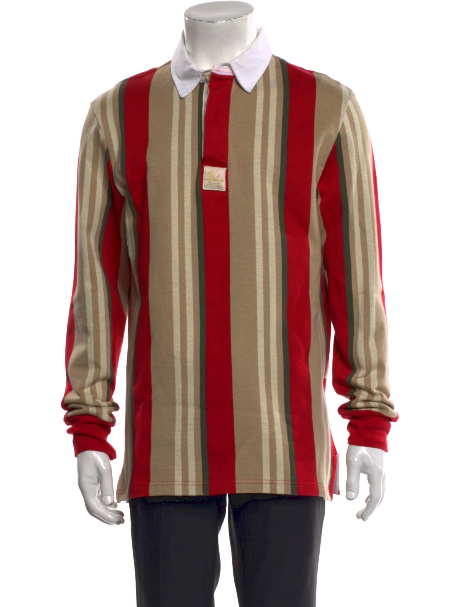 Aimé Leon Dore Collar Long Sleeve Polo Shirt