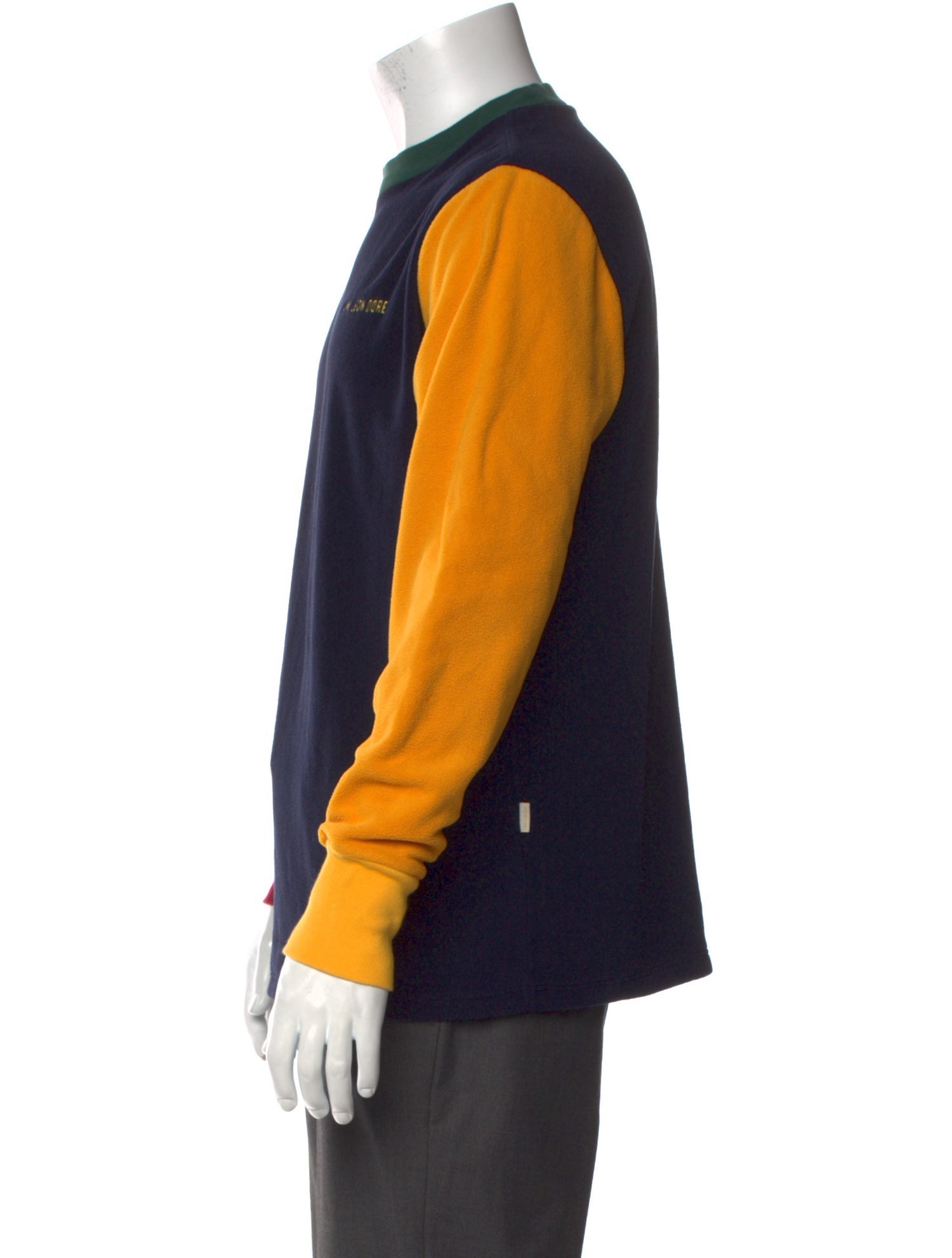 Aimé Leon Dore Colorblock Pattern Crew Neck Pullover