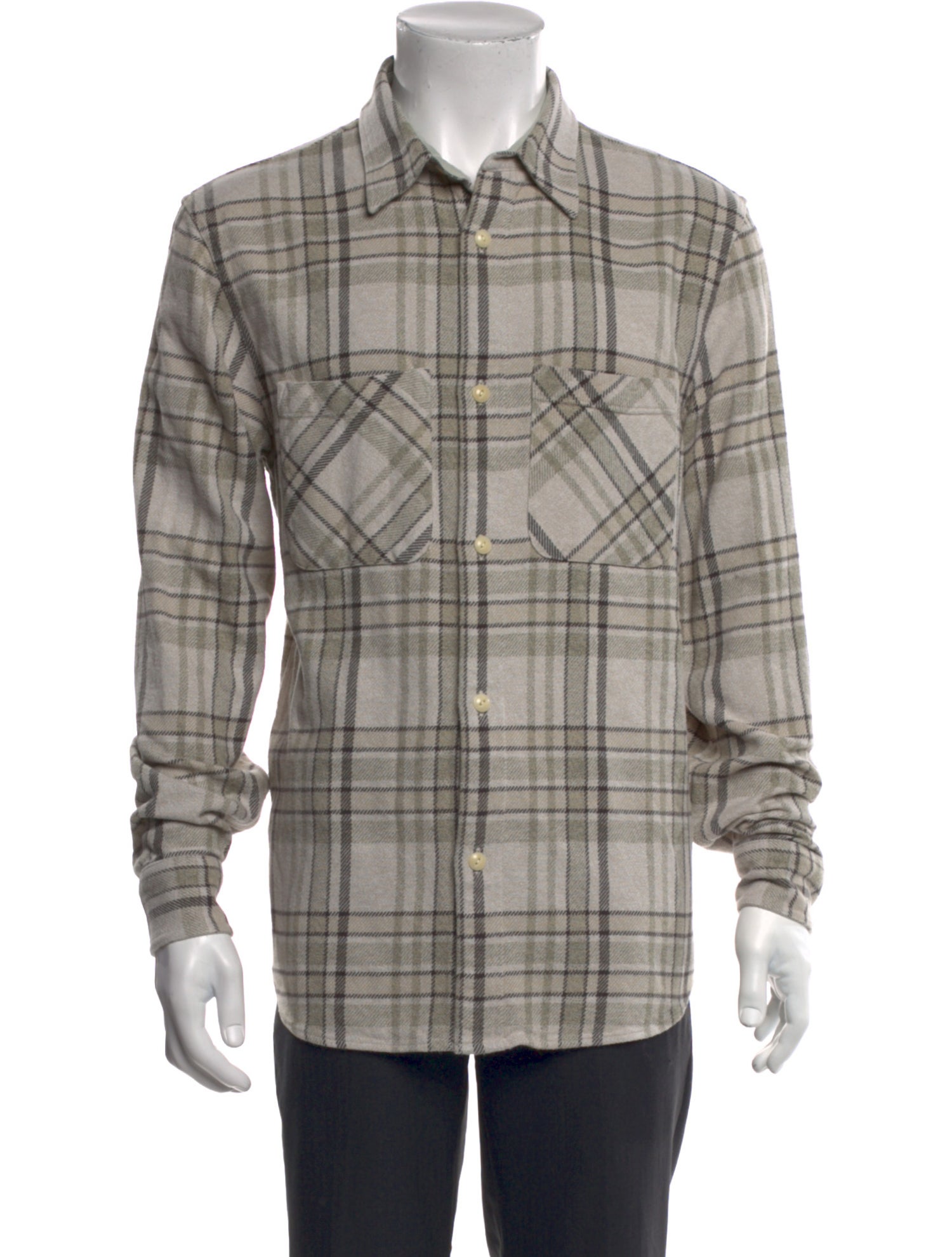 Aimé Leon Dore Plaid Print Long Sleeve Shirt