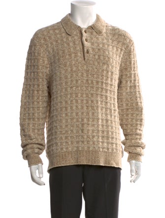 Aimé Leon Dore Collar Long Sleeve Polo Sweater