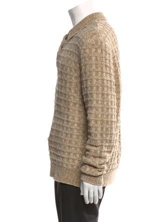 Aimé Leon Dore Collar Long Sleeve Polo Sweater