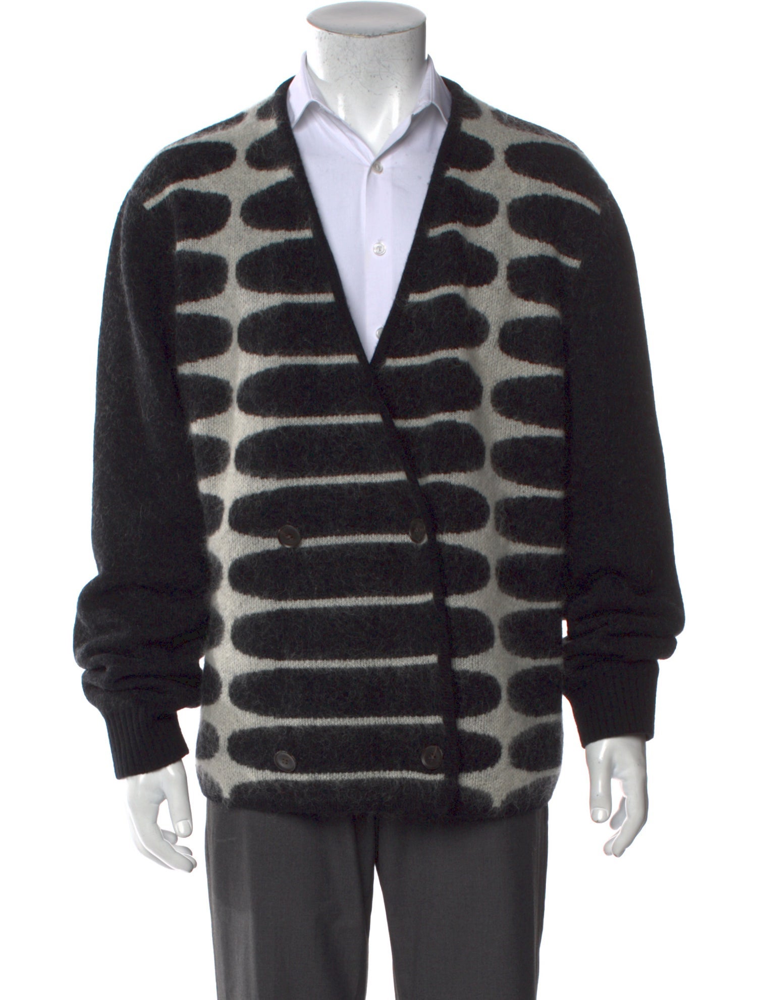 Aimé Leon Dore Merino Wool Printed Cardigan w/ Tags