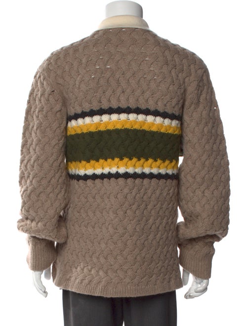 Aimé Leon Dore Merino Wool Striped Polo Sweater