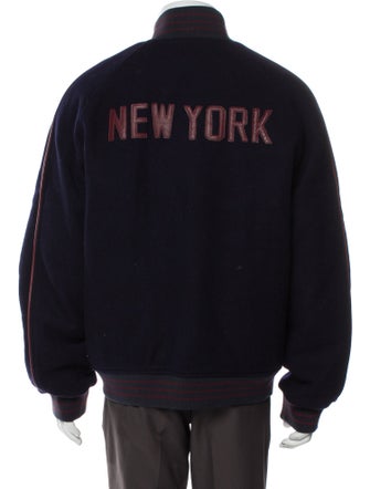 Aimé Leon Dore Wool Graphic Print Varsity Jacket