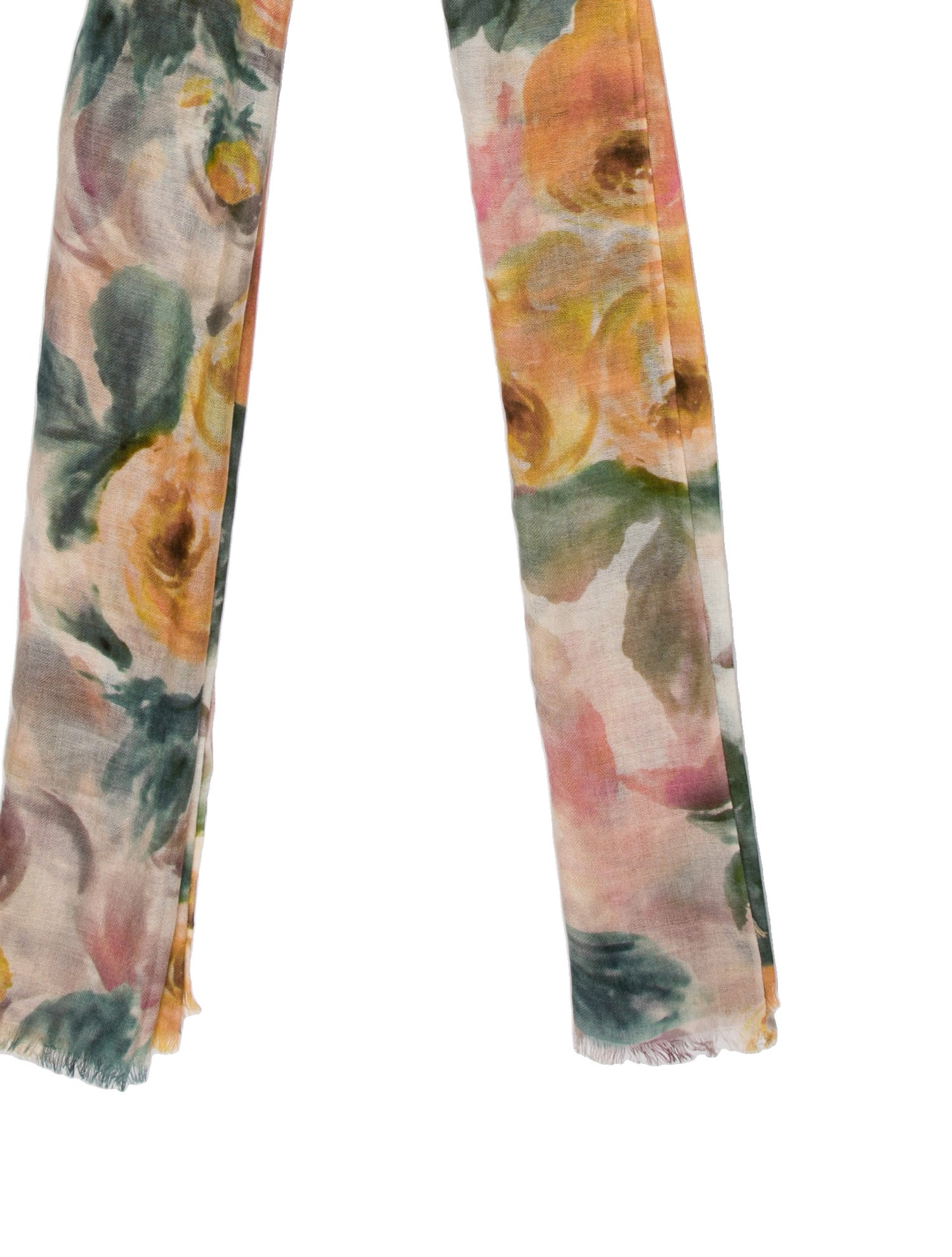 Aimé Leon Dore Wool Floral Print Shawl