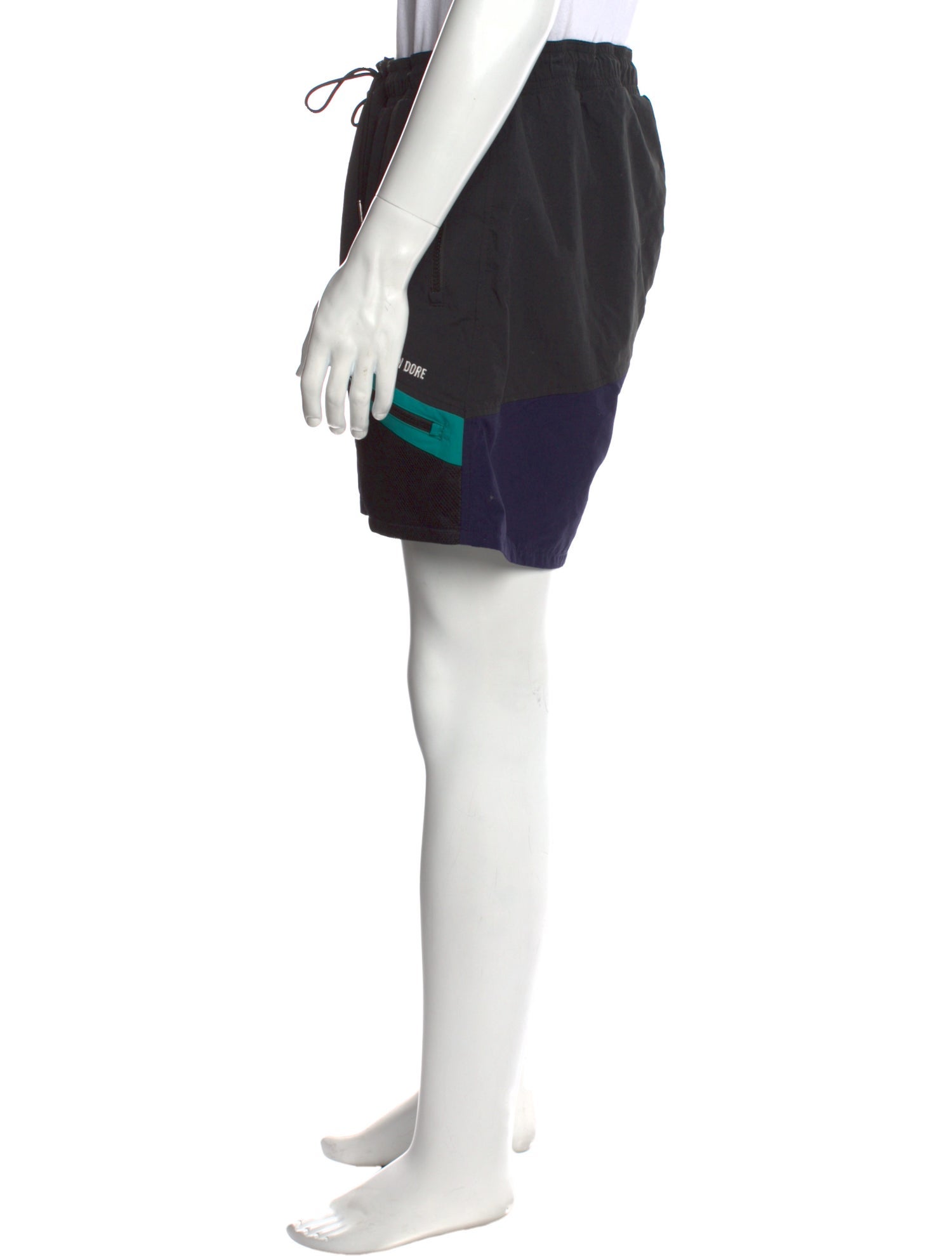 Aimé Leon Dore Colorblock Pattern Jogger Shorts