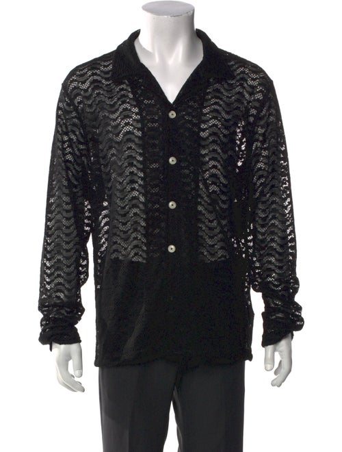 Aimé Leon Dore Lace Pattern Long Sleeve Shirt
