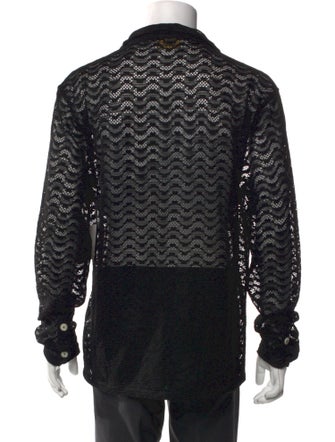 Aimé Leon Dore Lace Pattern Long Sleeve Shirt