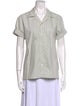 Aimé Leon Dore Striped Short Sleeve Button-Up Top