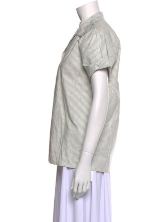 Aimé Leon Dore Striped Short Sleeve Button-Up Top