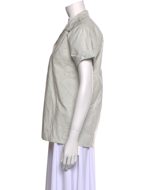 Aimé Leon Dore Striped Short Sleeve Button-Up Top