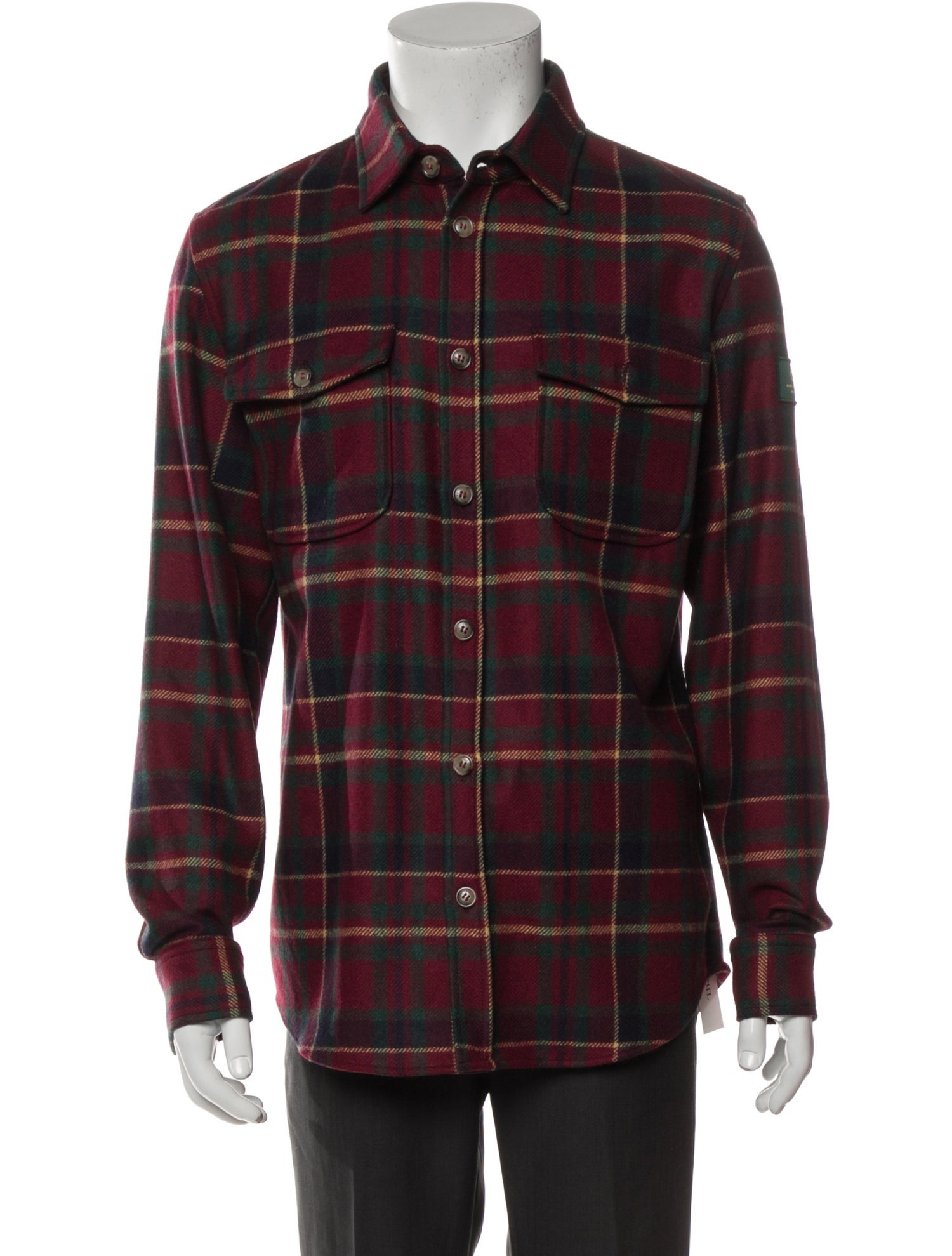 Aimé Leon Dore Plaid Print Long Sleeve Western Shirt