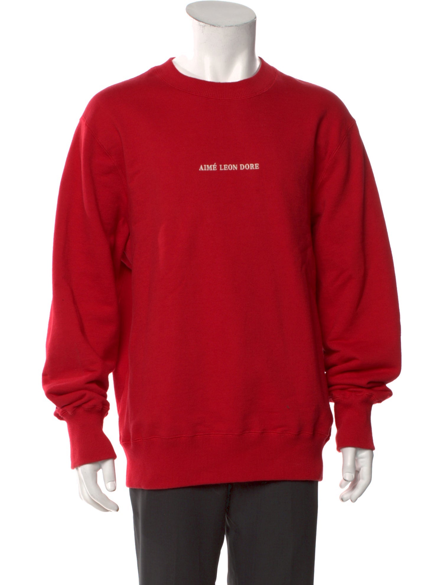 Aimé Leon Dore Graphic Print Crew Neck Sweatshirt