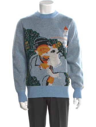 Aimé Leon Dore Lambswool Graphic Print Pullover