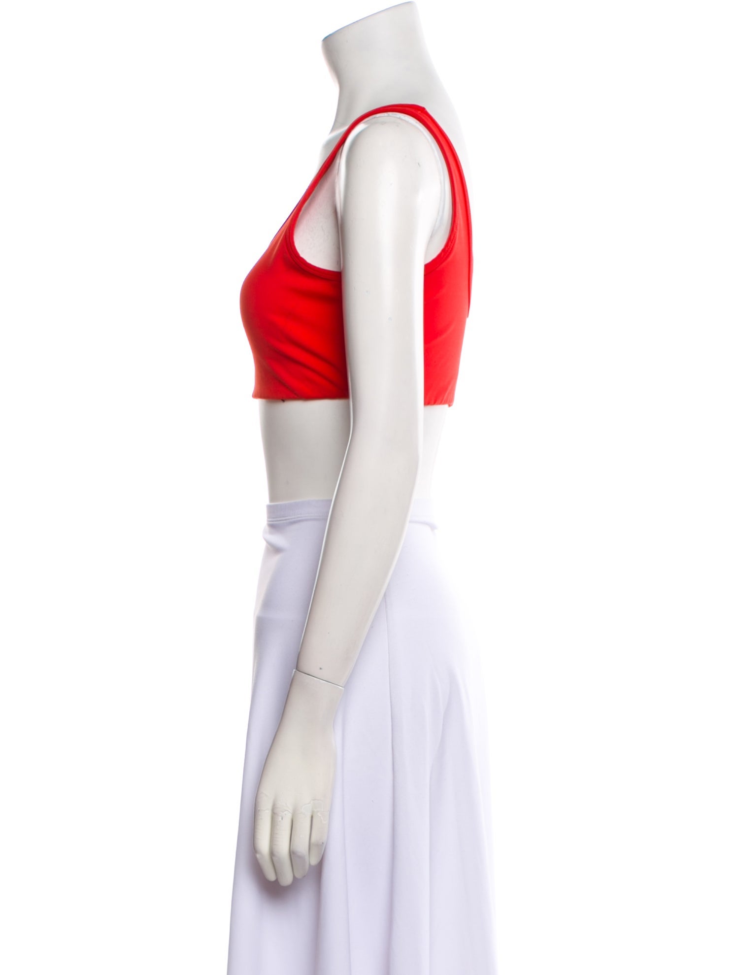 Aimé Leon Dore Scoop Neck Sleeveless Crop Top