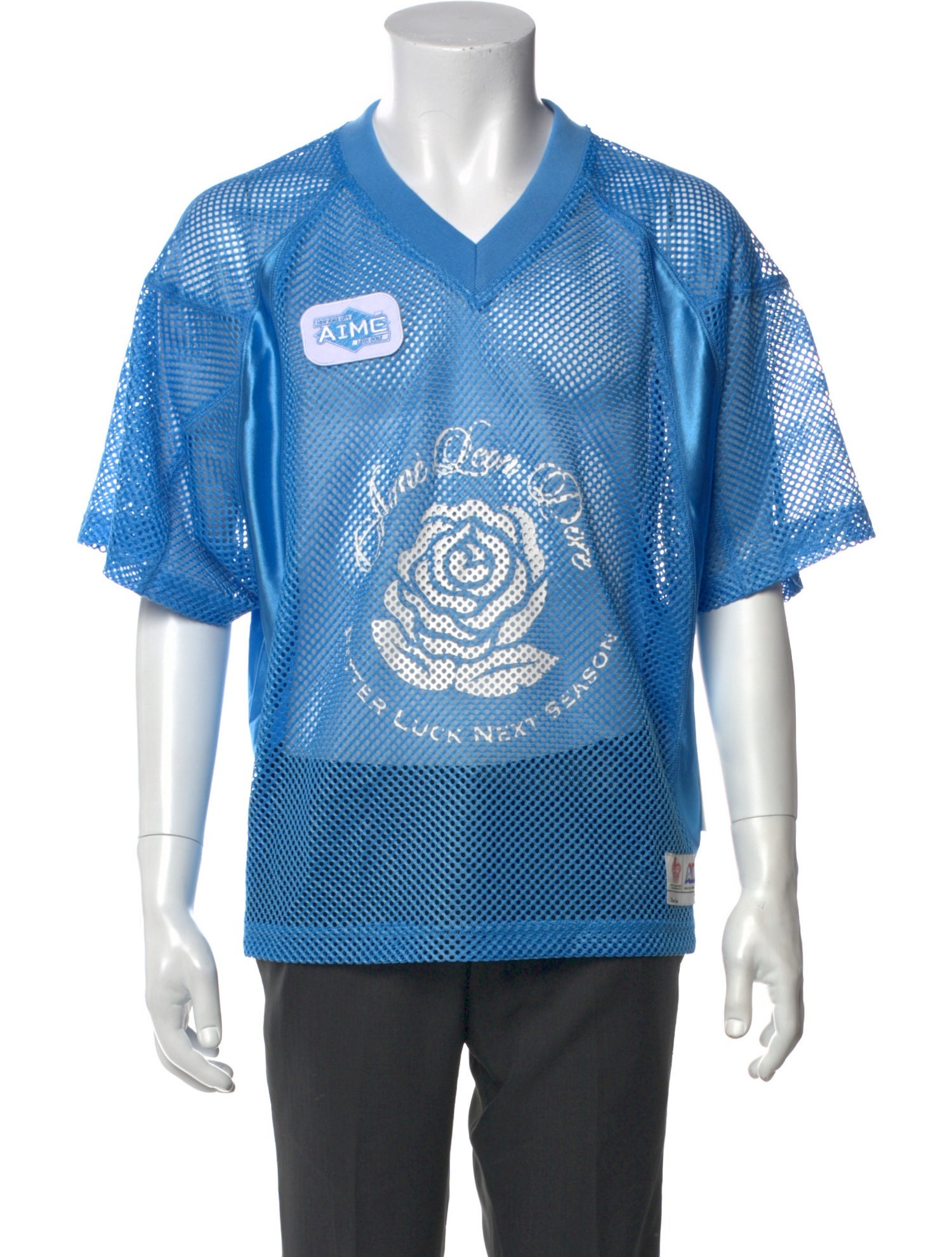 Aimé Leon Dore Graphic Print V-Neck T-Shirt w/ Tags